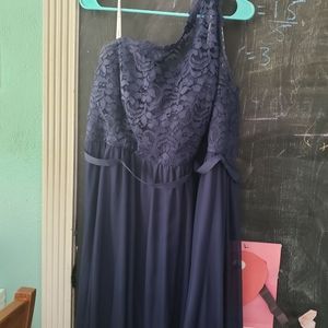 Formal one sleeve dress
